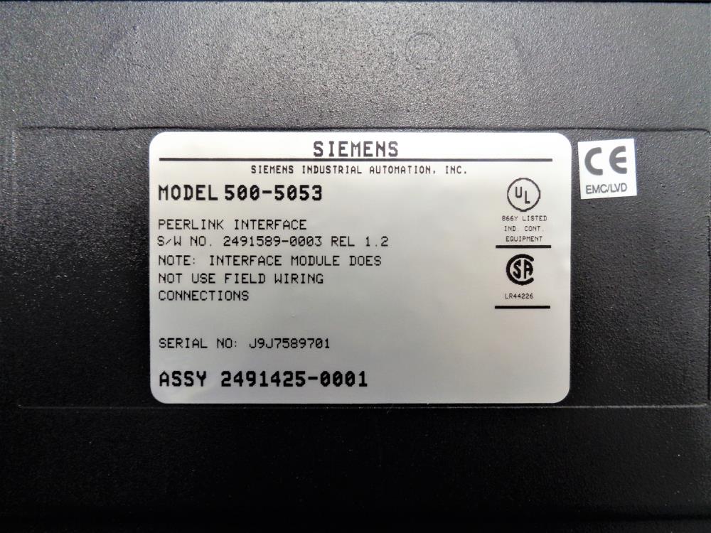 Siemens Simatic TIWAY 1 Peerlink Module 500-5053